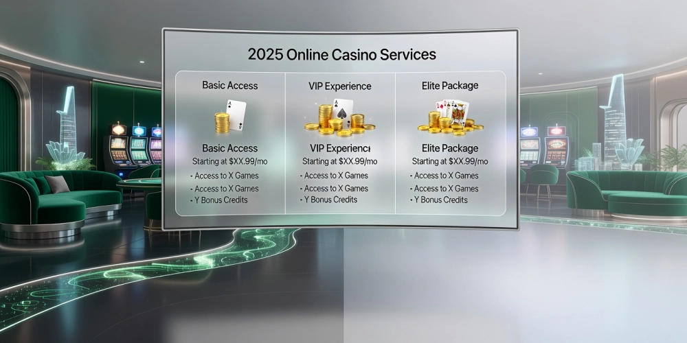 Bảng giá chi tiết các gói dịch vụ casino NH88 mới nhất năm 2025 với ưu đãi hấp dẫn