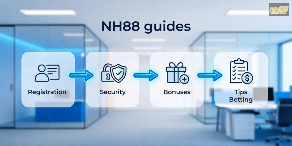 Minh họa khái niệm hướng dẫn nh88 qua sơ đồ đơn giản và dễ hiểu cho người mới