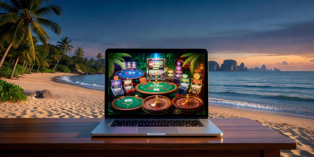 Minh họa khái niệm casino da nang nh88 với giao diện hiện đại và trò chơi đa dạng