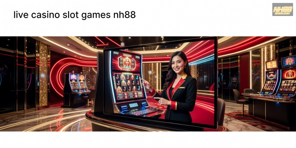 Giới thiệu khái niệm live casino slot games nh88 với dealer thực tế và jackpot hấp dẫn