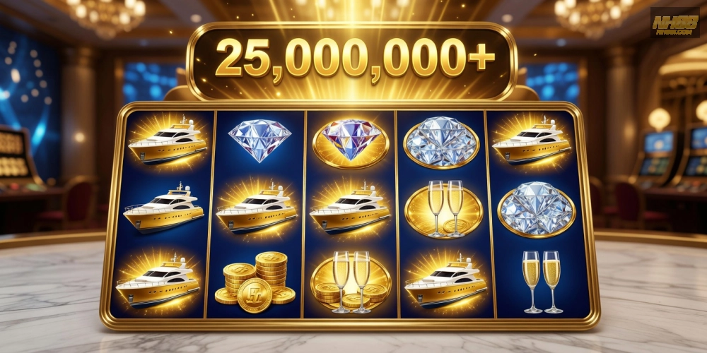 Giao diện trò chơi Mega Fortune trên NH88 với jackpot lớn