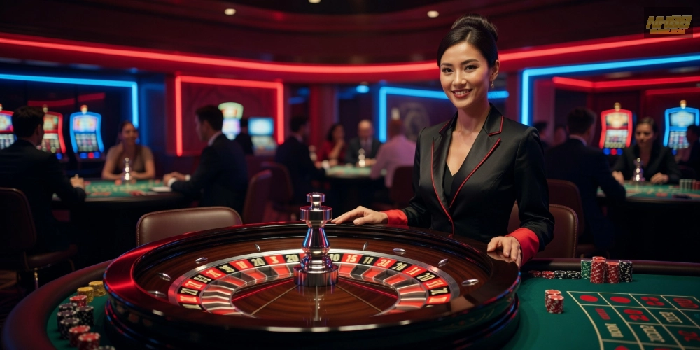Trải nghiệm roulette live hấp dẫn trên nền tảng nh88 với bánh xe quay thực tế