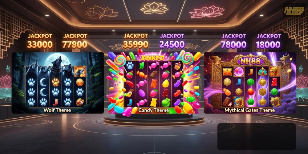 Top game nổ hũ uy tín trên NH88 với jackpot hấp dẫn và giao diện sống động